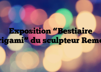 Exposition “Bestiaire Origami” du sculpteur Remou